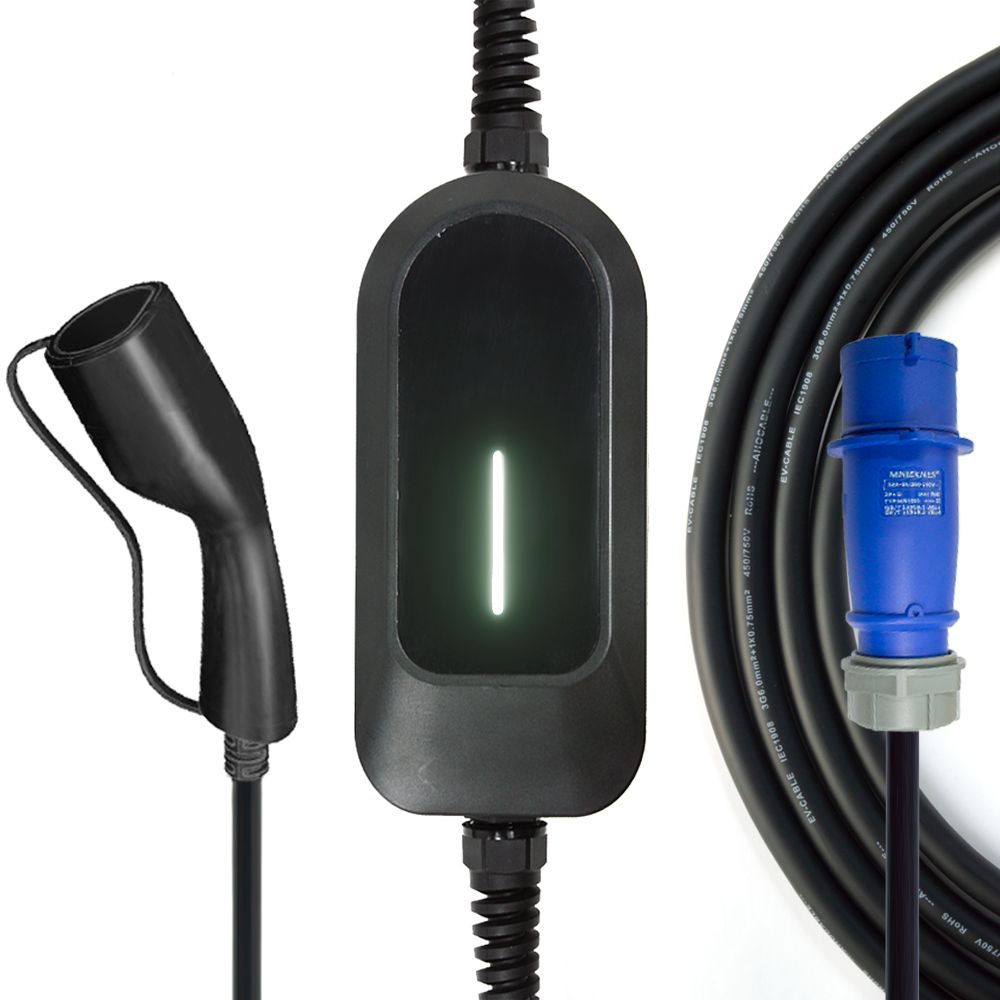 13295 3 prenosna nabijecka pro elektromobily elvix pmac 5000 t2 cee 7kw 5m nabijeci stanice ev