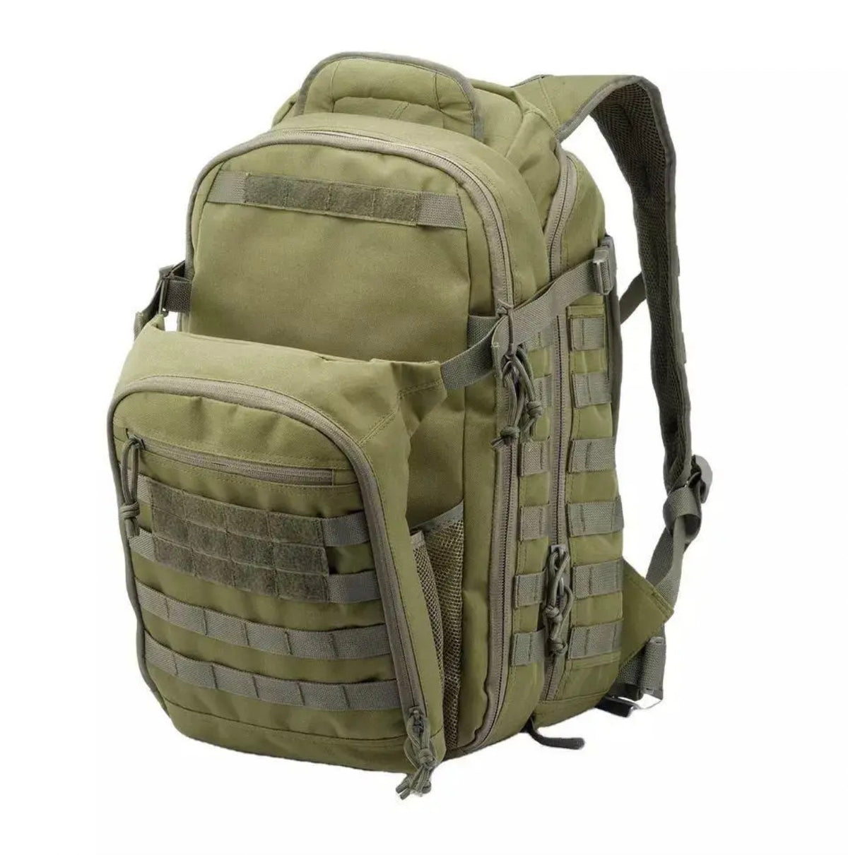 Premium tactical backpack 50 L with helmet compartment (BPT1-50) Olive