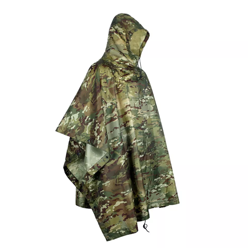 Płaszcz przeciwdeszczowy poncho Partizan Tactical Camo