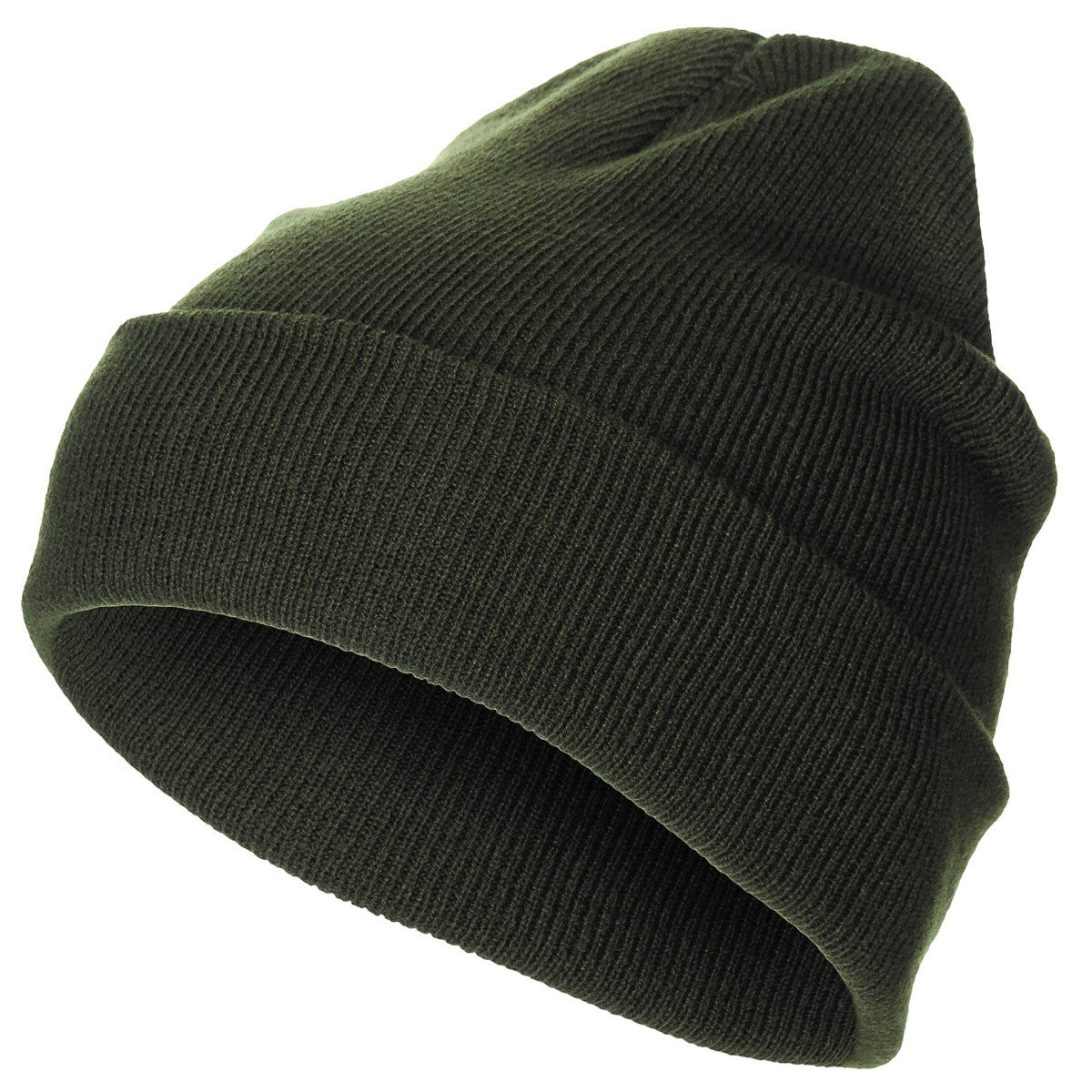 Fine Knit Watch Hat MFH OD Green