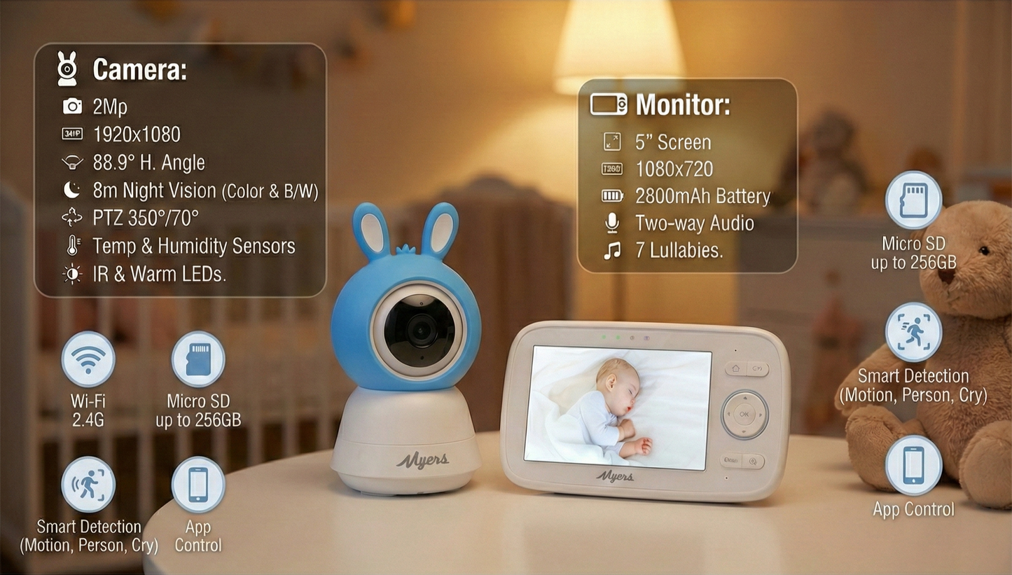 Camera kit Myers Babycam WiFi Kit Blue