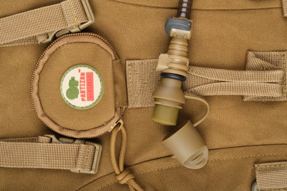 Plecak z buksem na wodę (Camel Bag) Partizan Tactical BPW2-2.5L Coyote