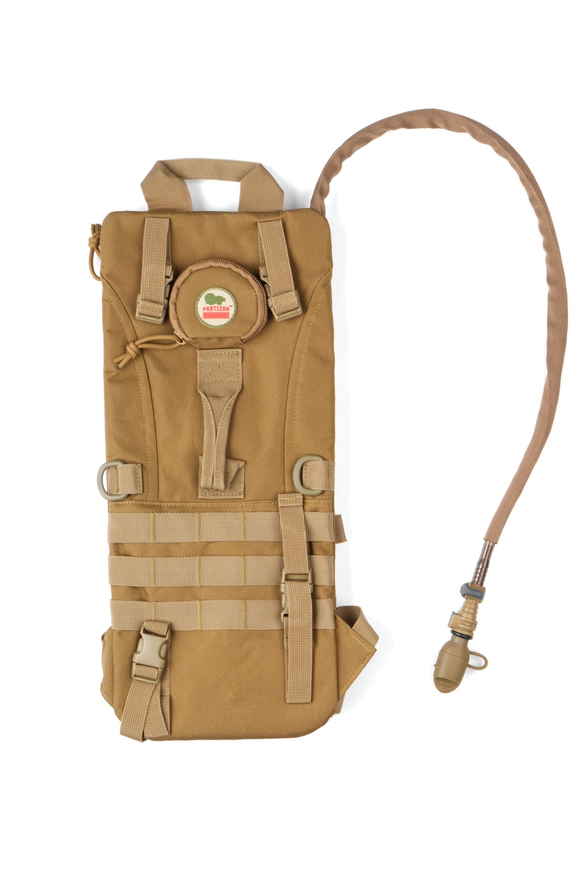 Plecak z buksem na wodę (Camel Bag) Partizan Tactical BPW2-2.5L Coyote