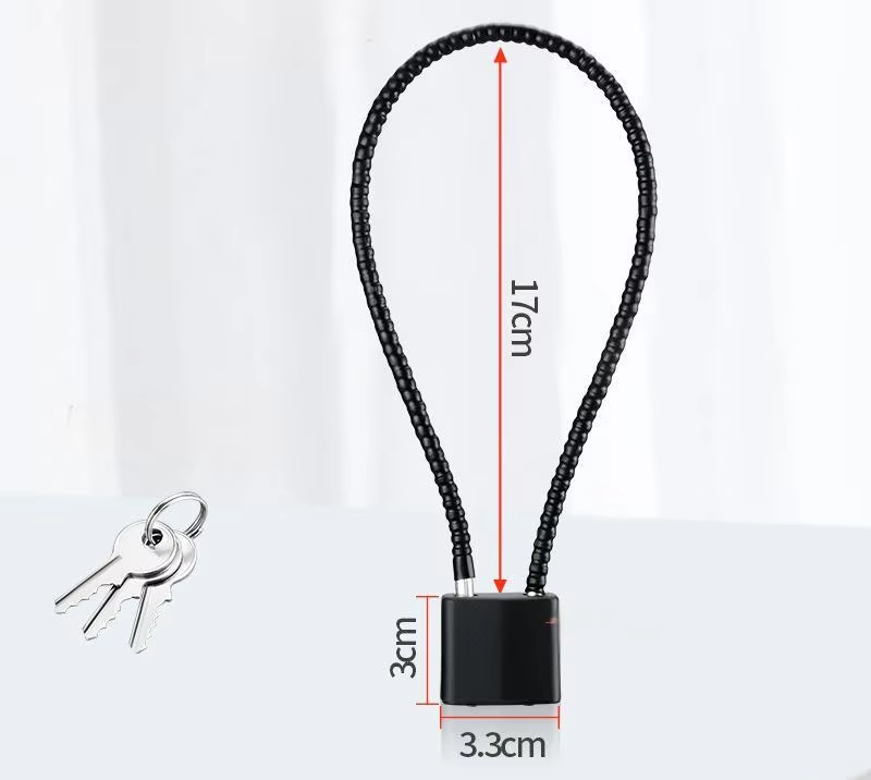 Lock with steel cable Partizan Tactical LC170 Black