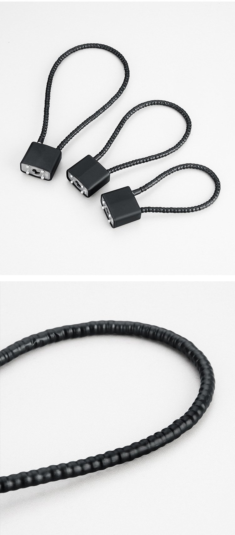 Lock with steel cable Partizan Tactical LC170 Red