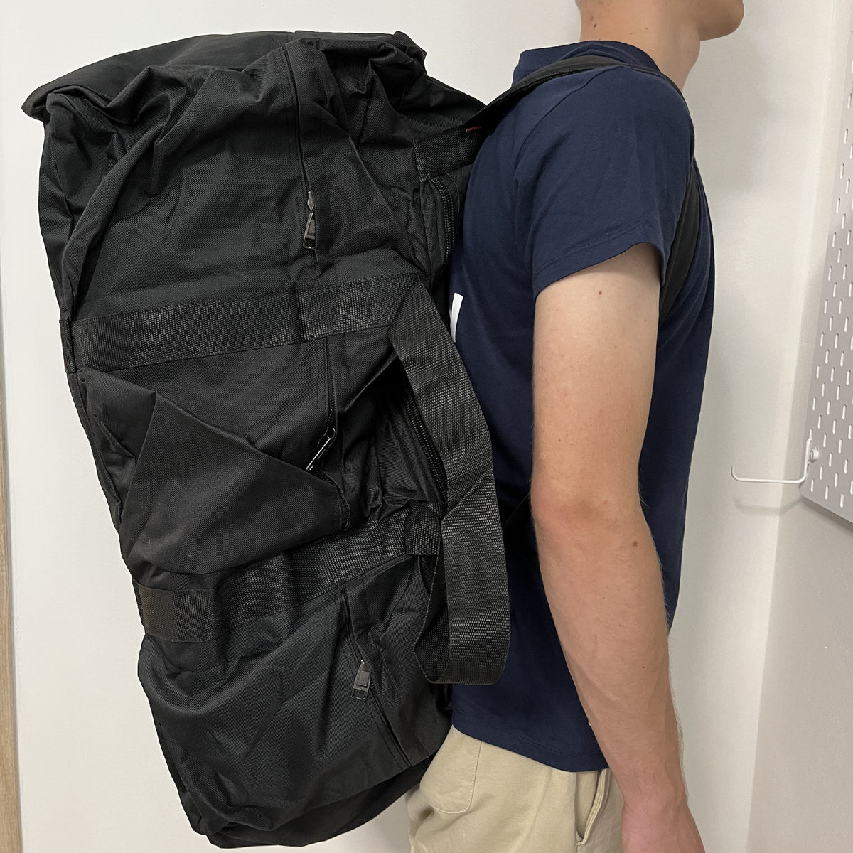 Duża taktyczna torba-plecak 90 L Partizan Tactical BT1-90 Czarna
