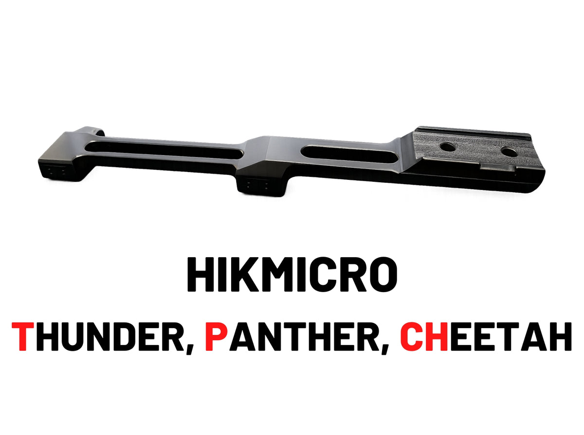 Stalowy uchwyt ThermVisia do CZ 557 dla HIKMICRO Thunder, Panther 1.0, 2.0 i Cheetah