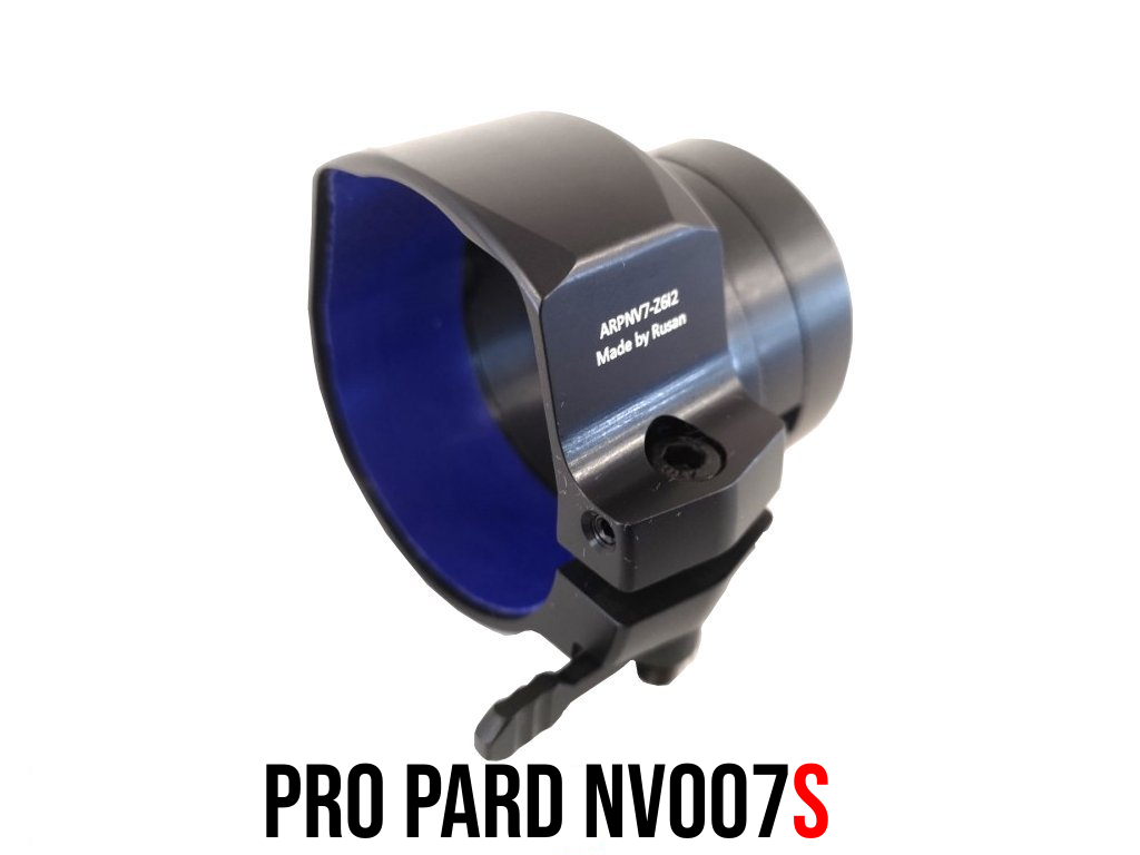 Rusan Q-R mount for Pard NV007S for atypical rifle scopes (Swarovski, Zeiss, Leica) Mount size: Swarovski Z8i