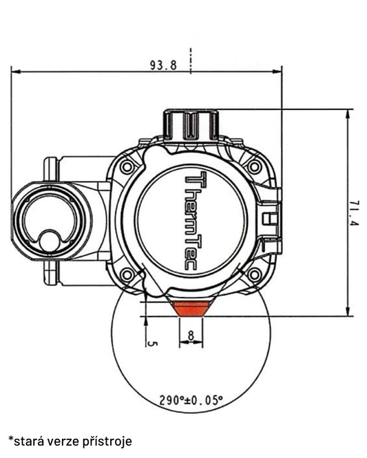 ThermVisia Steel adapter for Blaser for ThermTec Vidar Version: Old