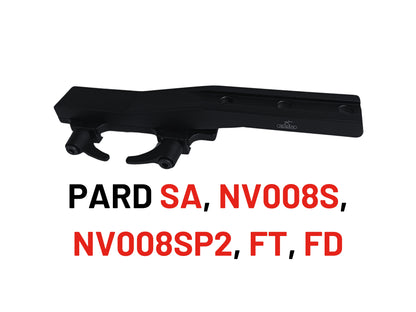 Rusan Quick-release mount for Picatinny/Weaver rails for PARD NV008S, SA, FT, FD1