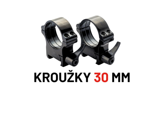 Rusan Weaver mounting rings for Stellar, Alpex, DS35, and Ares riflescopes