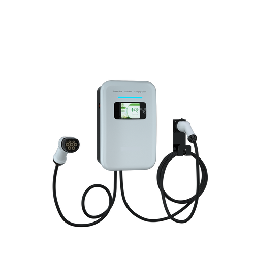 Elvix WBAC 4947 T2 Electric Car Wall Charger 2 Cables 11KW 5M RFID EV Charging Station