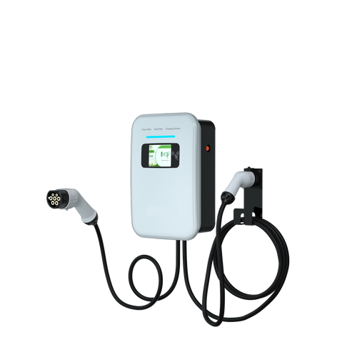 Elvix WBAC 4948 T2 Electric Car Wall Charger 2 Cables 22KW 5M RFID EV Charging Station