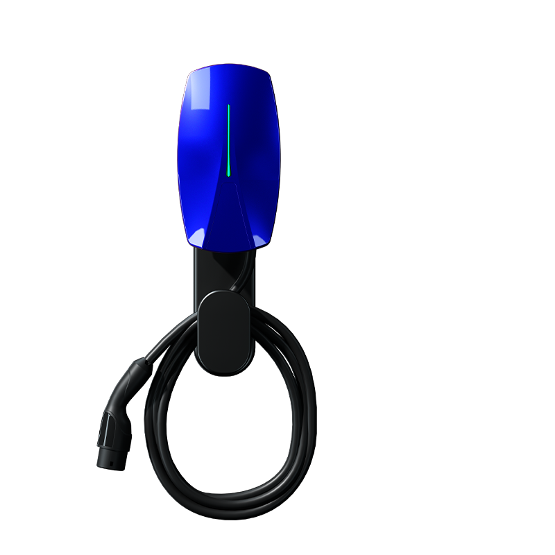 Wallbox charger Elvix WBAC T2, 1 cable, 11 kW, 5 m, RFID App, Blue