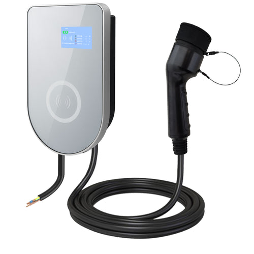 Elvix WBAC 4954 T2 Ładowarka ścienna do samochodów elektrycznych, 1 kabel, 22 kW, 5 M, RFID, stacja ładowania pojazdów elektrycznych