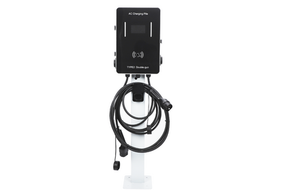 13247 nastenna nabijecka pro elektromobily elvix wbac 4931 t2 2 kabely 22kw 7m rfid app nabijeci stanice ev