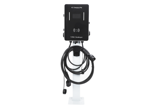 13247 nastenna nabijecka pro elektromobily elvix wbac 4931 t2 2 kabely 22kw 7m rfid app nabijeci stanice ev