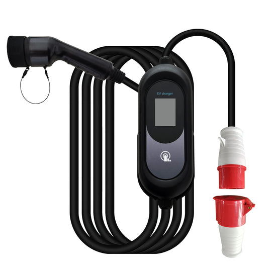13268 prenosna nabijecka pro elektromobily elvix pmac 4656 t2 3p16 cee 11kw 7m nabijeci stanice ev
