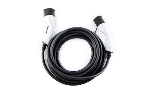 Kabel ładujący Elvix 5008 T2-T2 22KW 10M Biały/Czarny