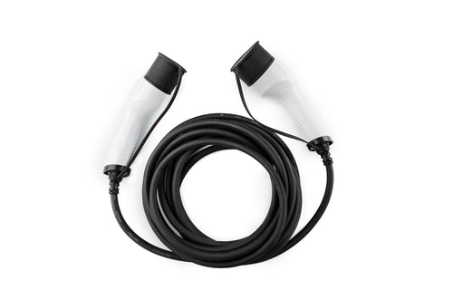 Kabel ładujący Elvix 5009 T2-T2 11KW 5M Biały/Czarny