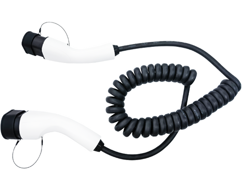 Kabel ładujący Elvix 4937 T2-T2 7,5 kW 5 m biały/czarny