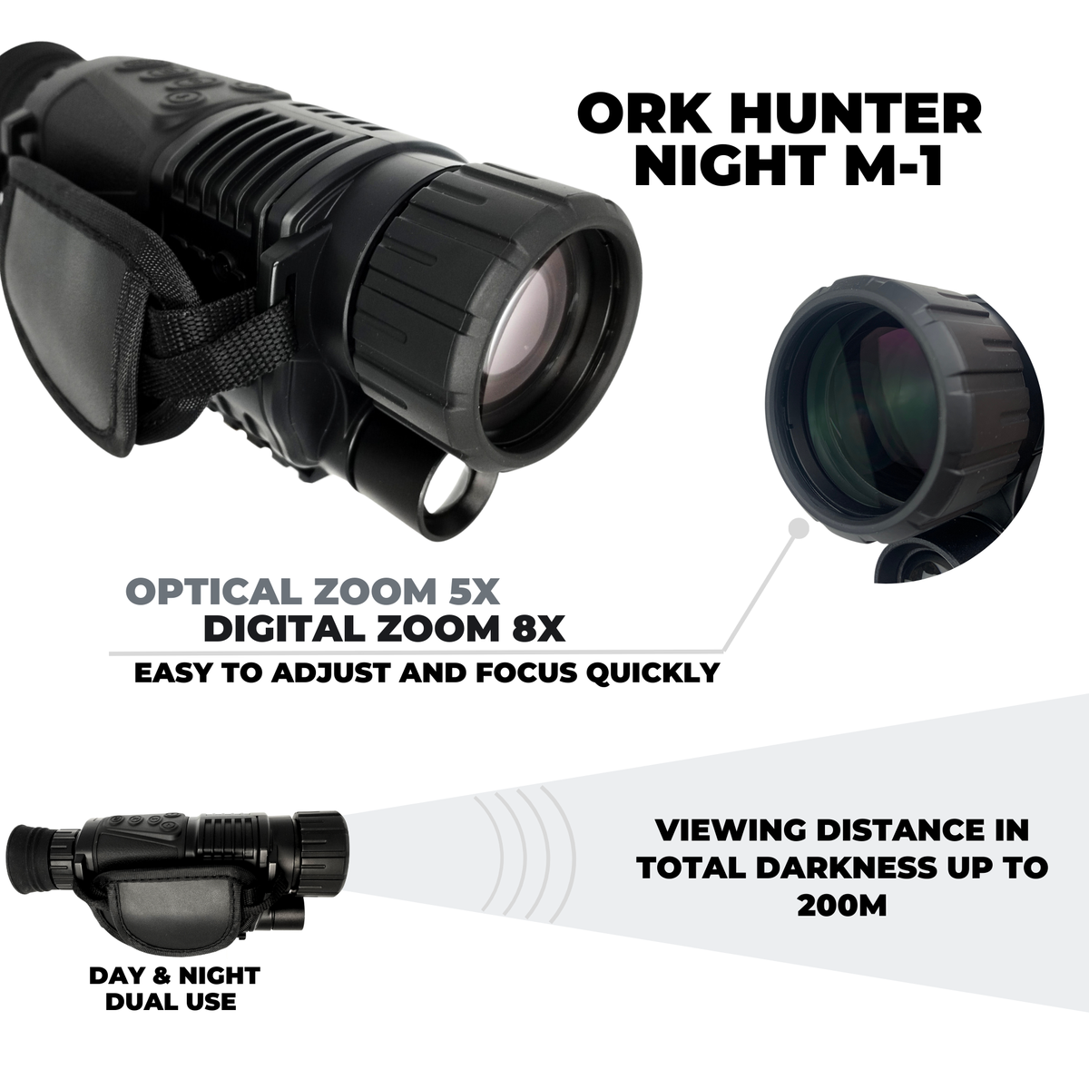 OrkHunter NIGHT M-1 monocular night vision device