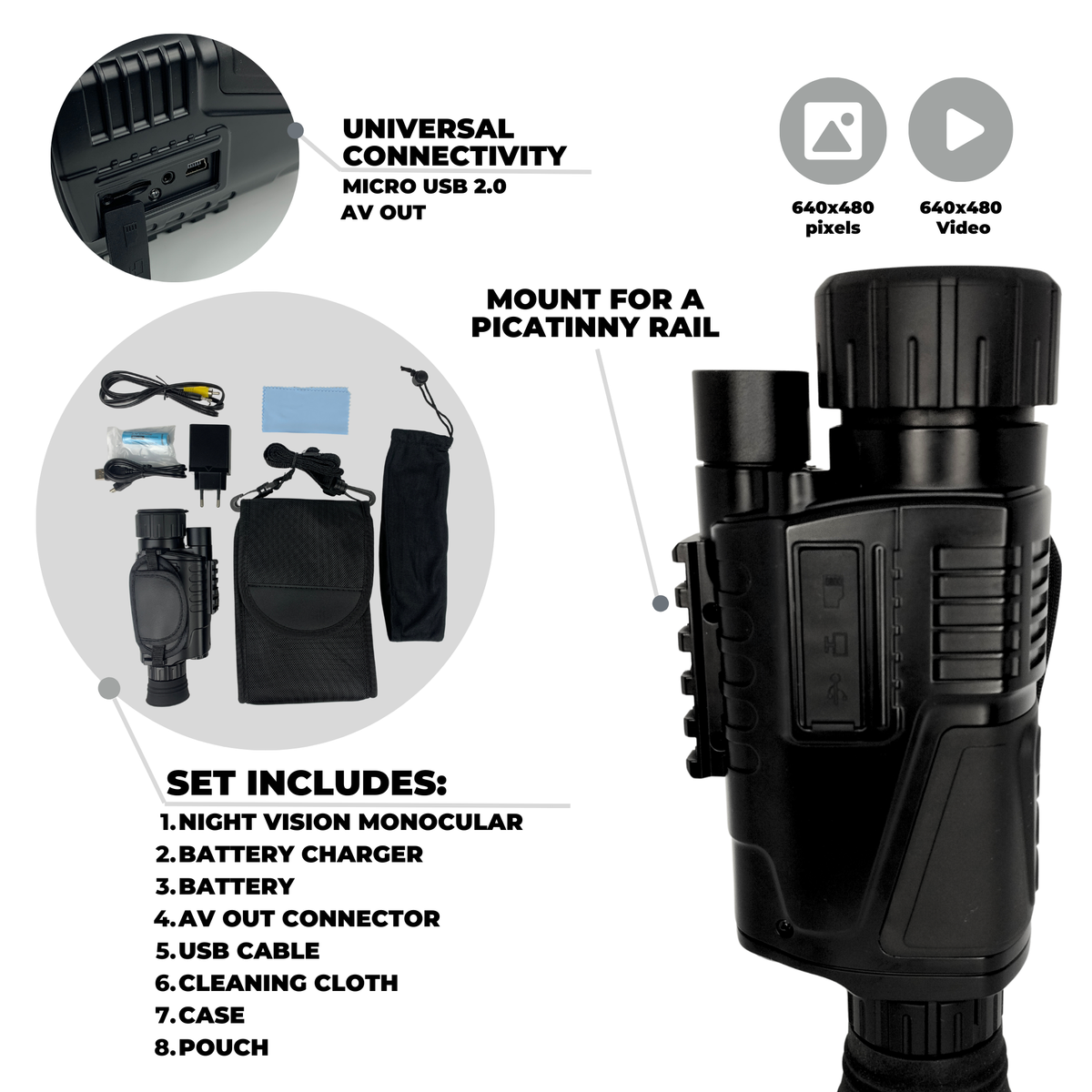 OrkHunter NIGHT M-1 monocular night vision device