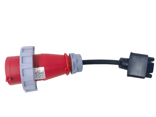 Adapter Tesla Gen 2 NEMA Elvix TS-3P16-CEE 11KW czerwony