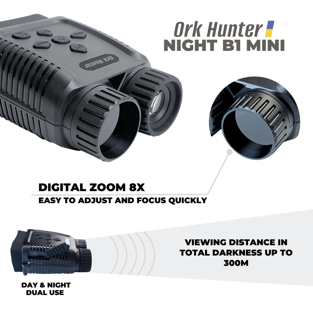 OrkHunter NIGHT B1 mini night vision binoculars
