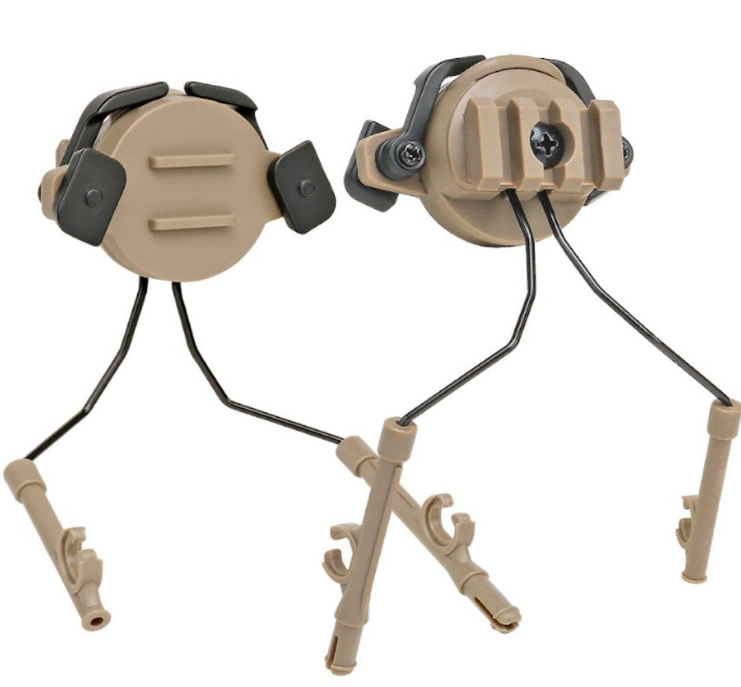 Helmet adapter for FAST Partizan Tactical 2 Coyote headphones