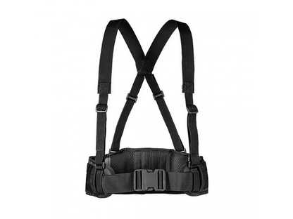 Taktyczny pas MOLLE z szelkami Partizan Tactical Black