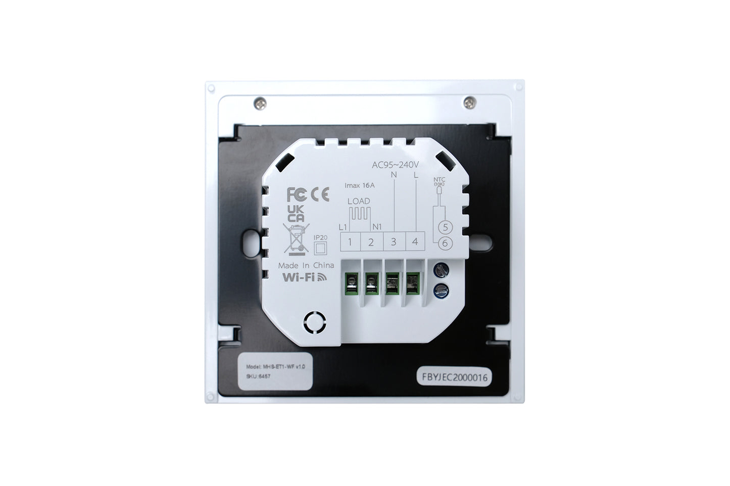 Smart thermostat el. heating MHS-ET1-WF v1.0