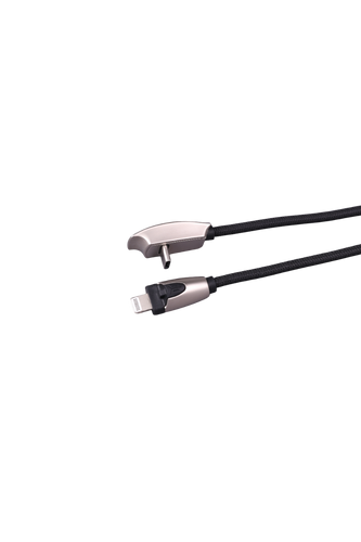 Kabel danych Elvix do Tesli Model 3/Y TYPE-C kątowy do Apple Silver