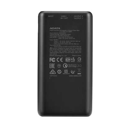 4781 2 adata p20000qcd power bank 20000mah cerna