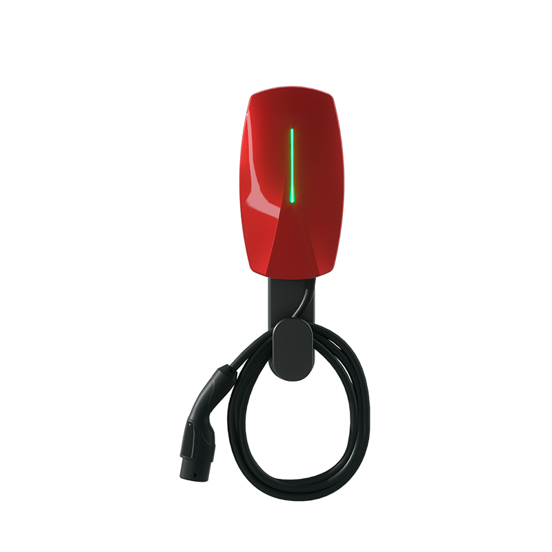 Wallbox charger Elvix WBAC T2, 1 cable, 11 kW, 5 m, RFID App, Red