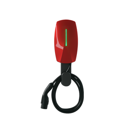 Wallbox charger Elvix WBAC T2, 1 cable, 11 kW, 5 m, RFID App, Red