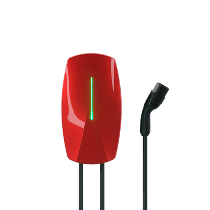 Wallbox charger Elvix WBAC T2, 1 cable, 11 kW, 5 m, RFID App, Red