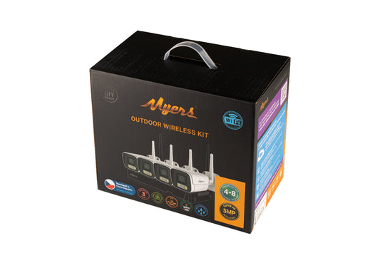 Zestaw WiFi 5Mp 8 kanałów 4xBullet