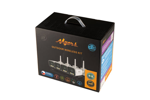 Zestaw WiFi 5Mp 8 kanałów 4xBullet