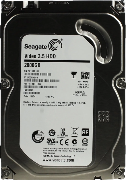 Dysk twardy Seagate 2TB odnowiony 3,5"
