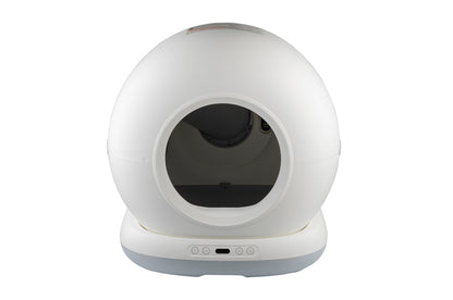 TEST CLB-C1 Smart Cat Litter Box with Wi-Fi Camera, White, by Myers