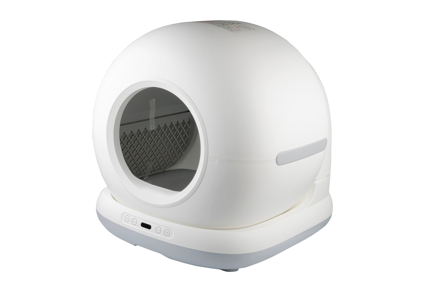 TEST CLB-C1 Smart Cat Litter Box with Wi-Fi Camera, White, by Myers