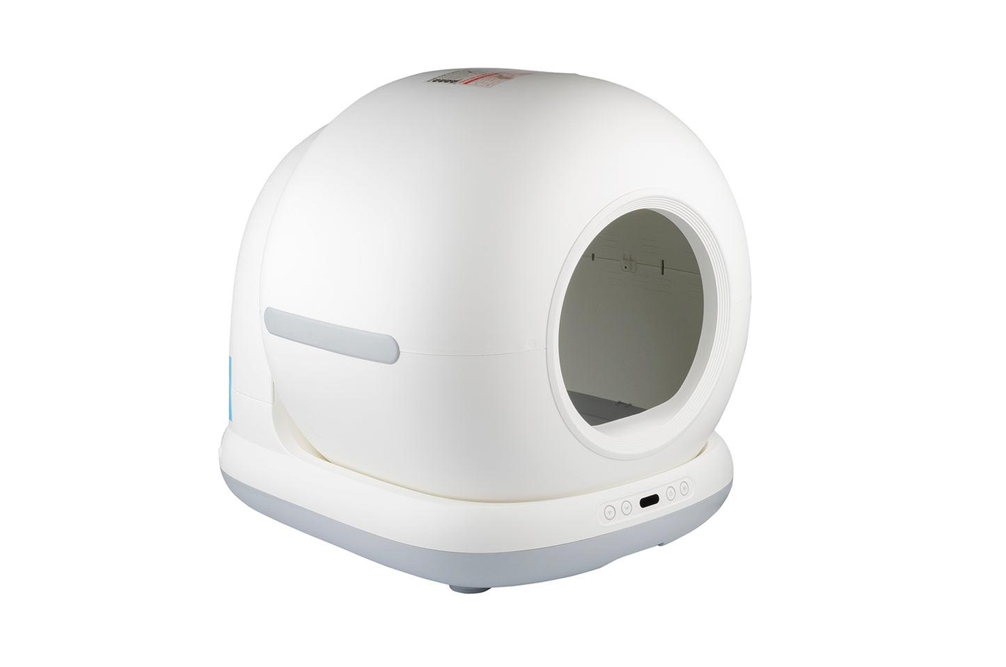 TEST CLB-C1 Smart Cat Litter Box with Wi-Fi Camera, White, by Myers