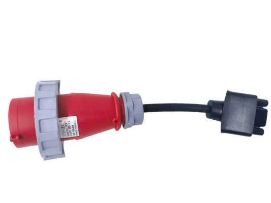 Tesla Gen 2 Elvix TS-3P16-CEE 11 kW Adapter, Red (Unboxed - New)