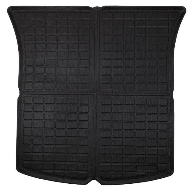 Set of Rubber Trunk Mats for the Tesla Y (3 pieces) by Elvix (Unboxed - New)