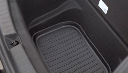 Set of Rubber Trunk Mats for the Tesla Y (3 pieces) by Elvix (Unboxed - New)