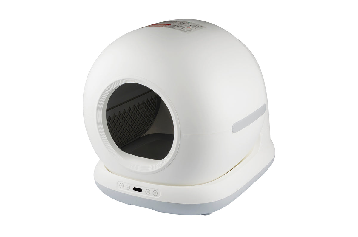 TEST CLB-W1 Smart Cat Litter Box, Wi-Fi, White, Myers TEST