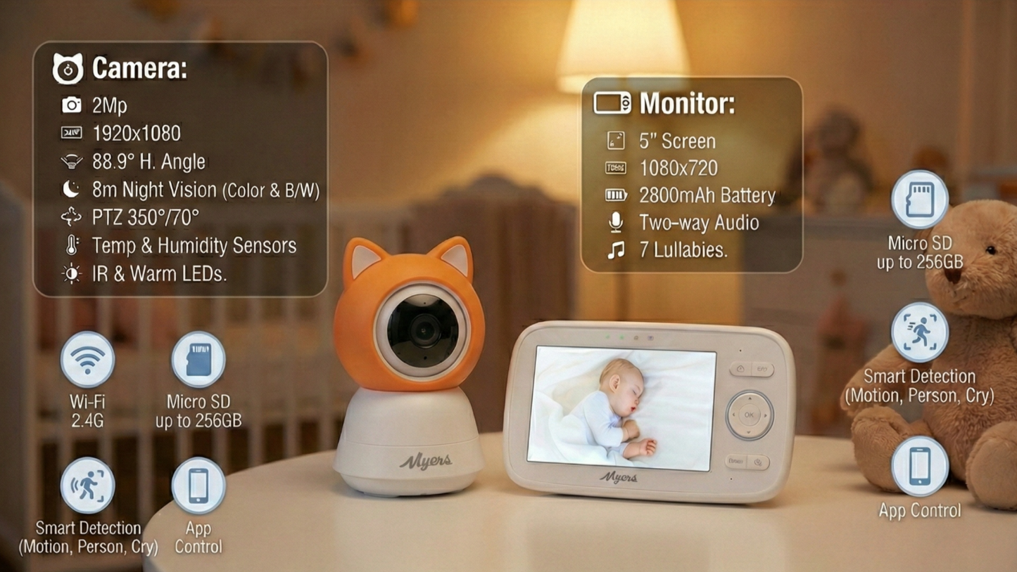 Camera kit Myers Babycam WiFi Kit Orange
