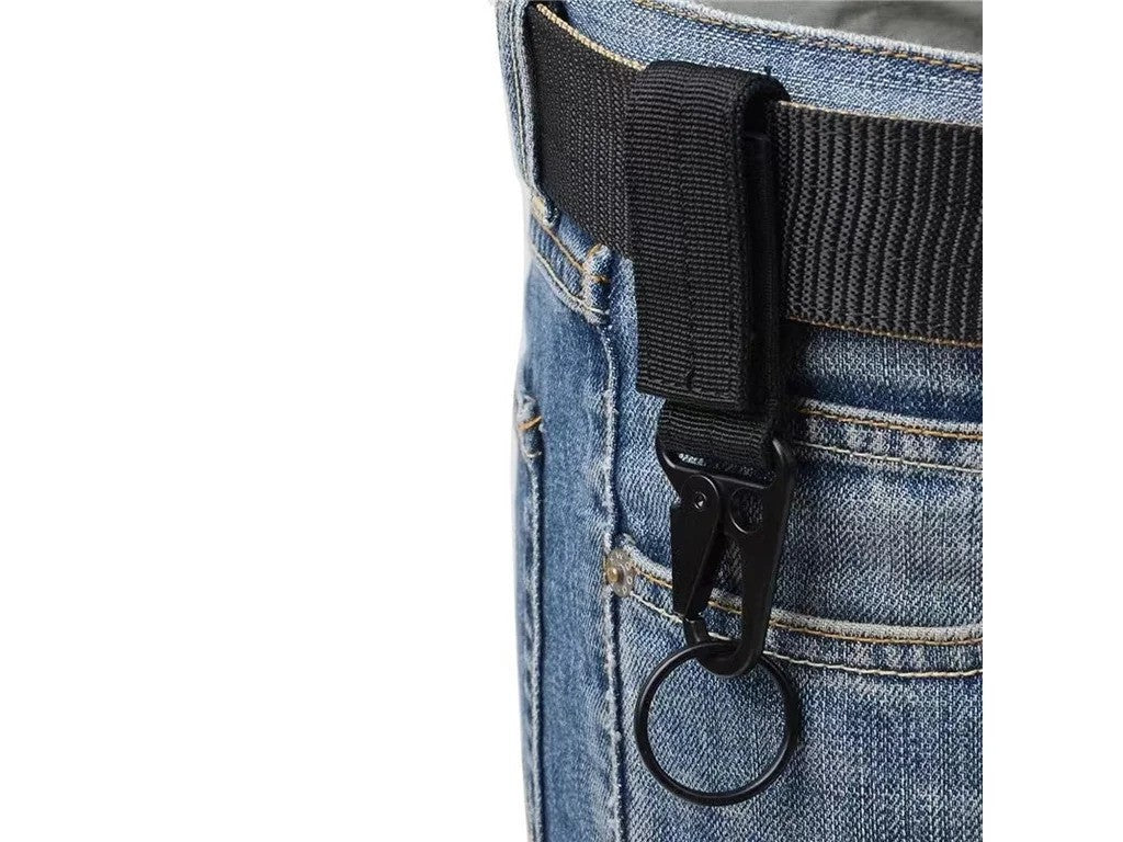 Tactical carabiner with strap Partizan Tactical HBN 1 Black
