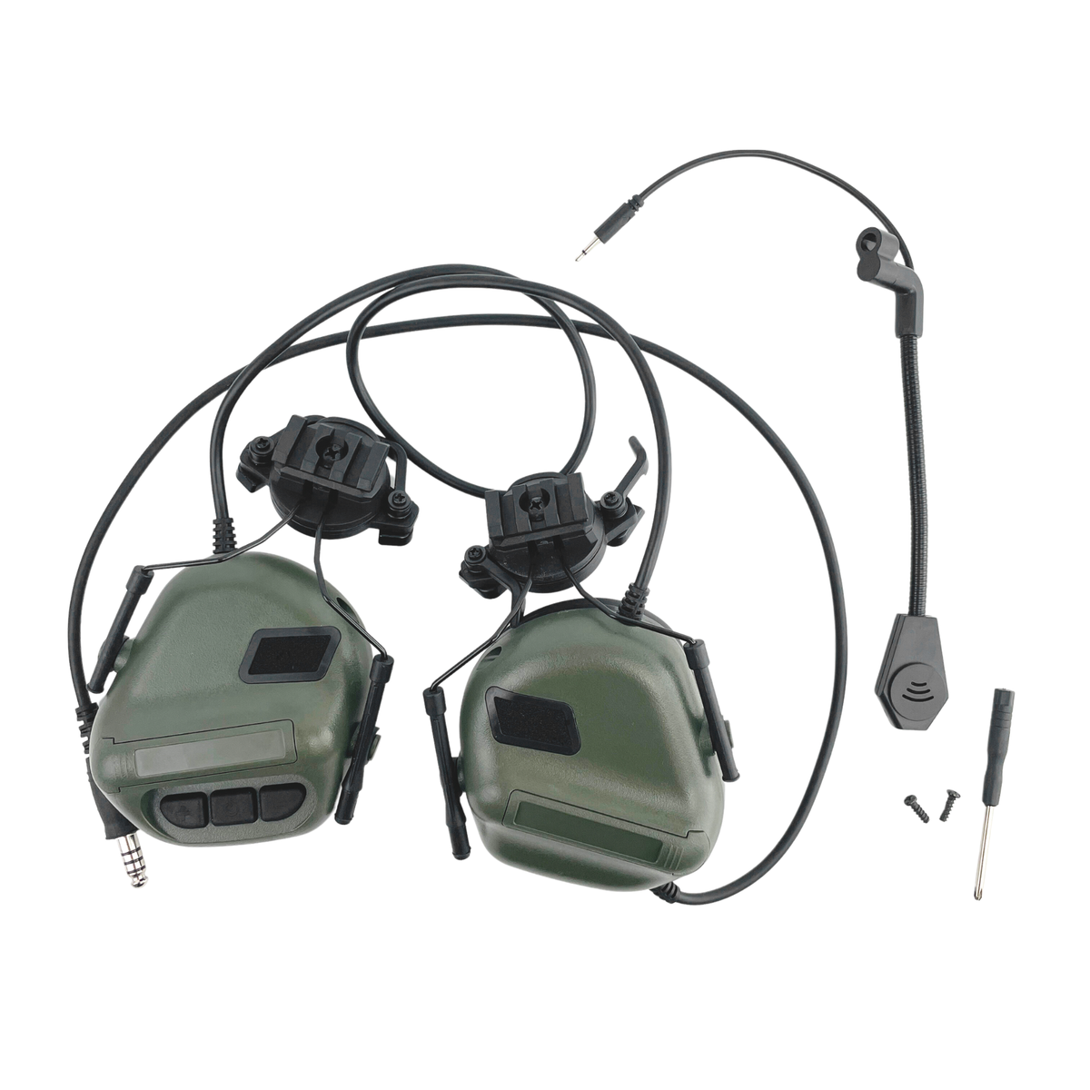 Active Helmet Headset Olive